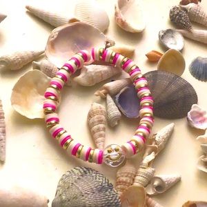 Pink and gold bracelet